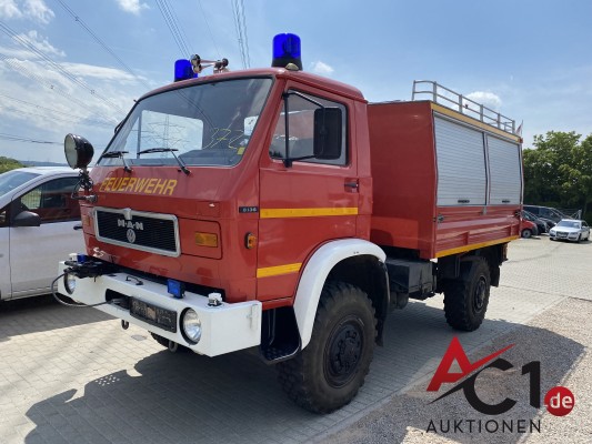 Bild VW-M.A.N. 8.136 So. KFZ Feuerwehr Rüstwagen 4x4 mit Winde